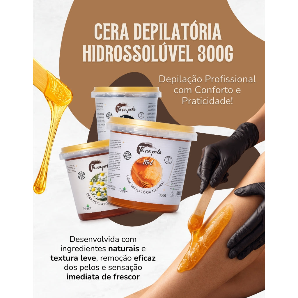 Cera Depilatória Hidrossolúvel 300g