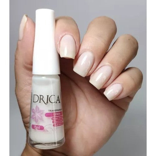 Kit 3 Esmalte Drica Francesinha - Branco Transparente Perolado